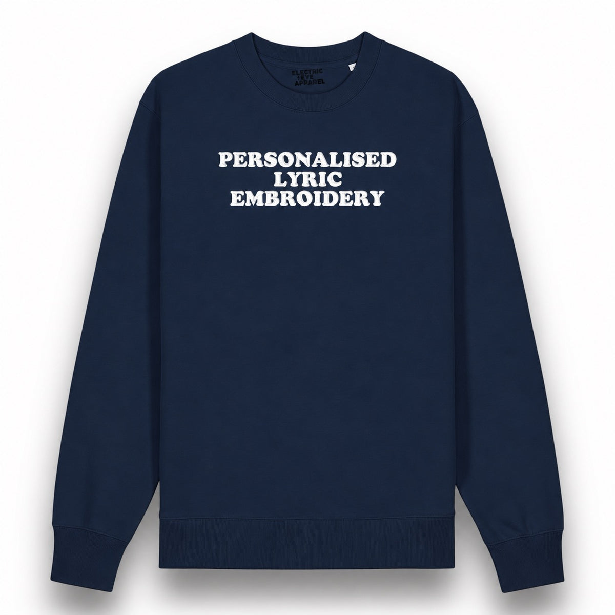 'SEÑOR. SUDADERA UNISEX DE ALGODÓN ORGÁNICO CON BORDADO "BLUE SKY"