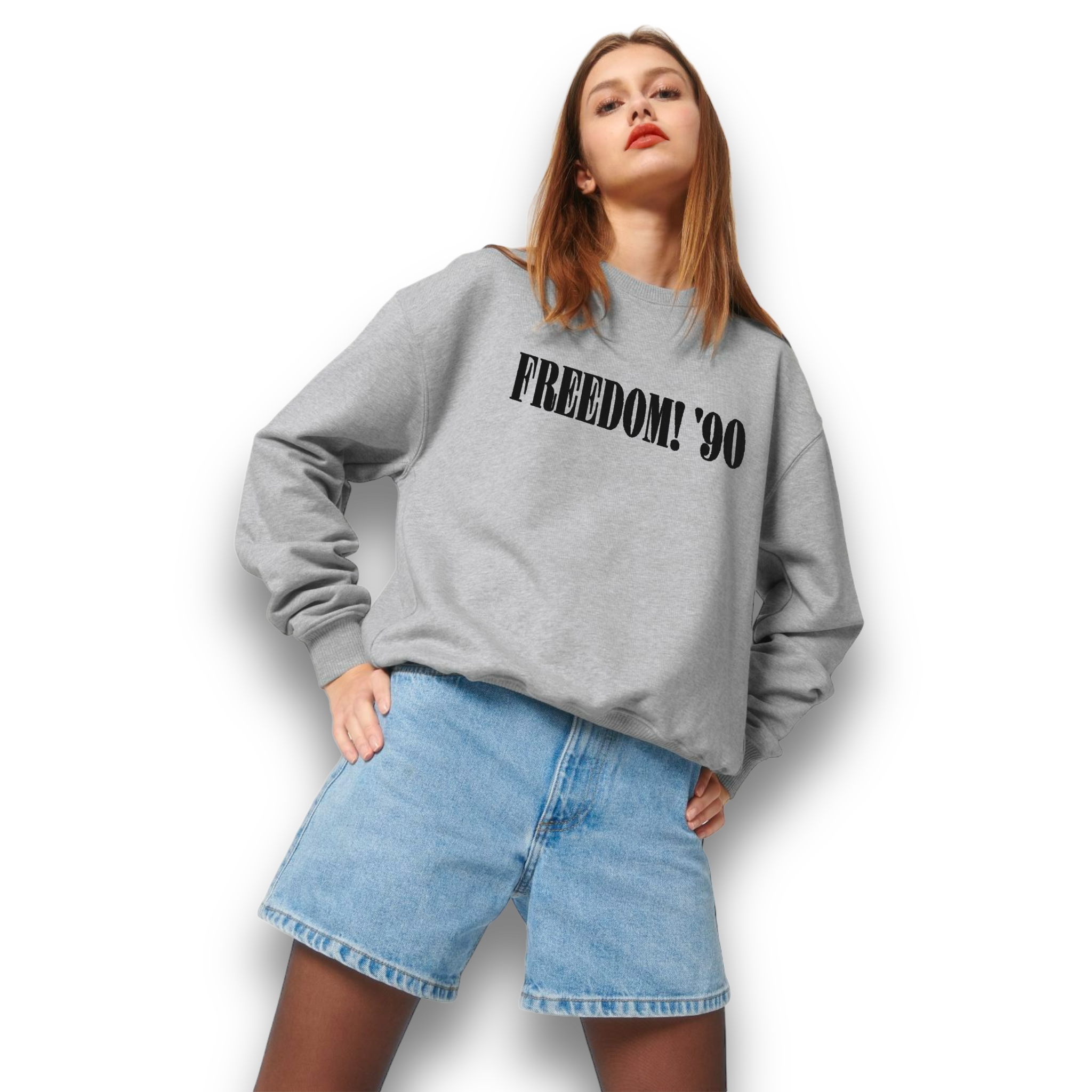 'SEÑOR. SUDADERA UNISEX DE ALGODÓN ORGÁNICO CON BORDADO "BLUE SKY"