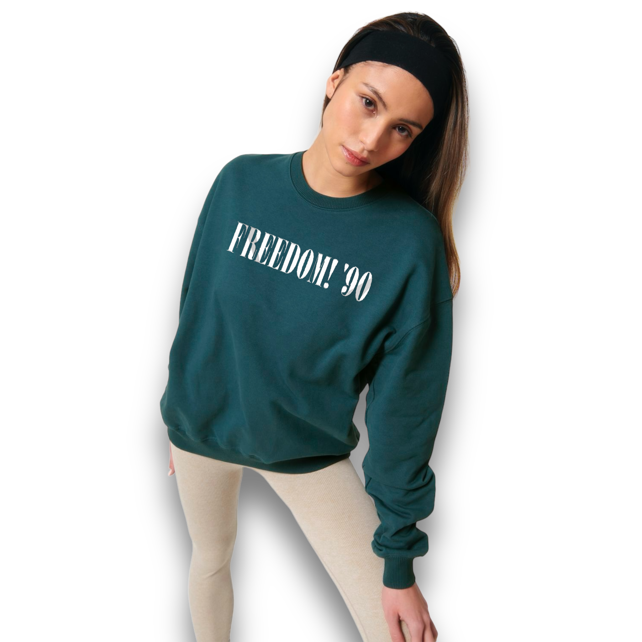 'SEÑOR. SUDADERA UNISEX DE ALGODÓN ORGÁNICO CON BORDADO "BLUE SKY"