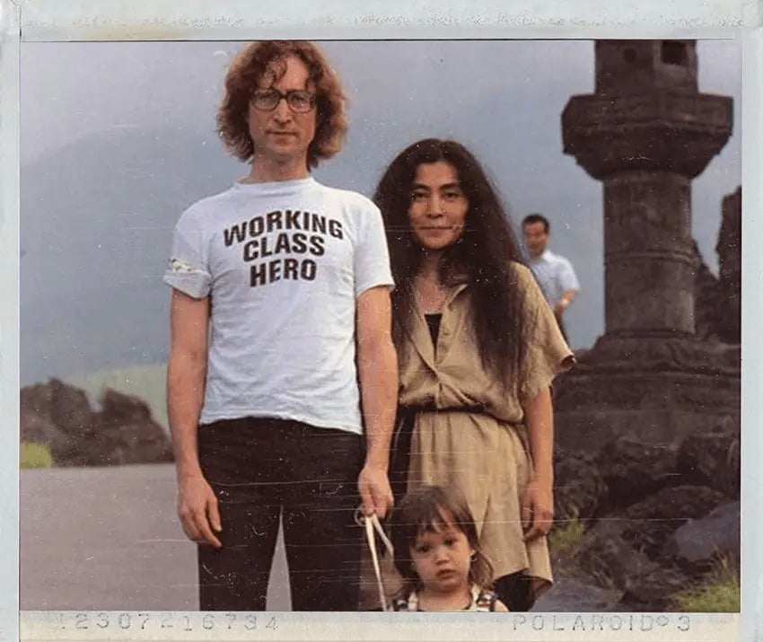 John Lennon inspired 'Working Class Hero' Premium Quality Printed T-shirt