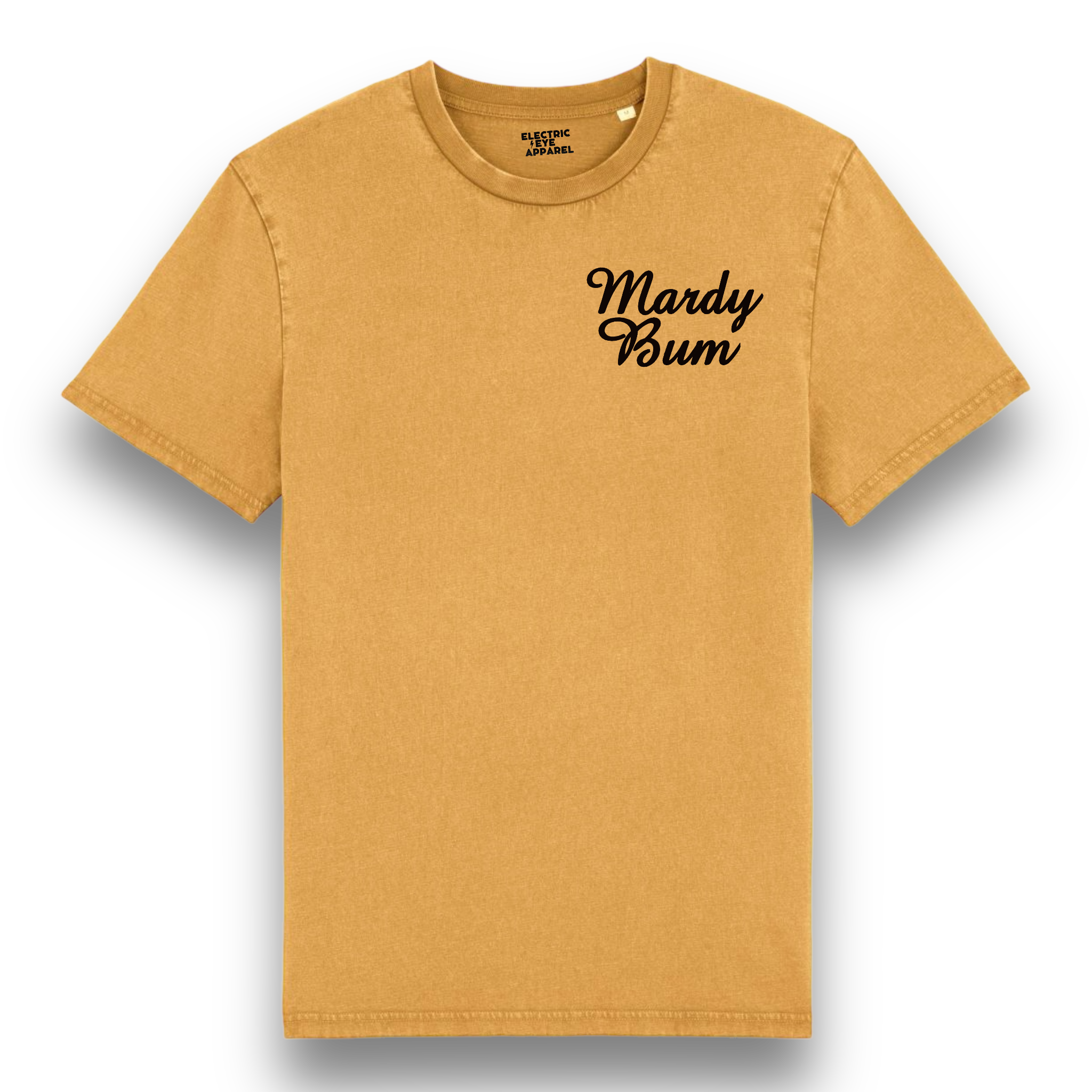 'MARDY BUM' left chest embroidered premium organic vintage aged unisex 'creator' t-shirt - inspired by Arctic Monkeys
