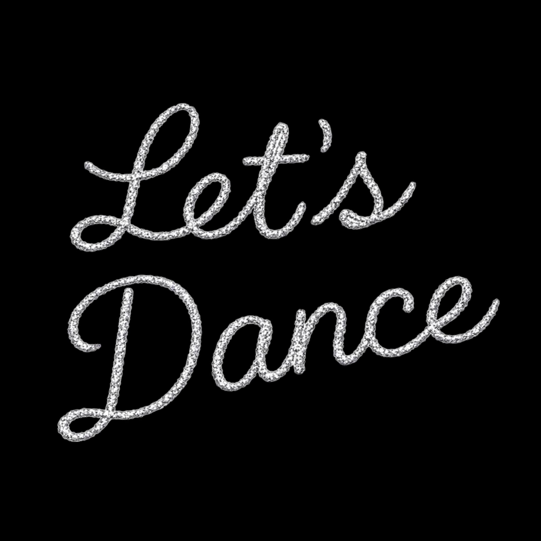 Unisex 'LET'S DANCE' embroidered organic cotton 'Thinker' sweatshirt - extended sizing XXS-5XL