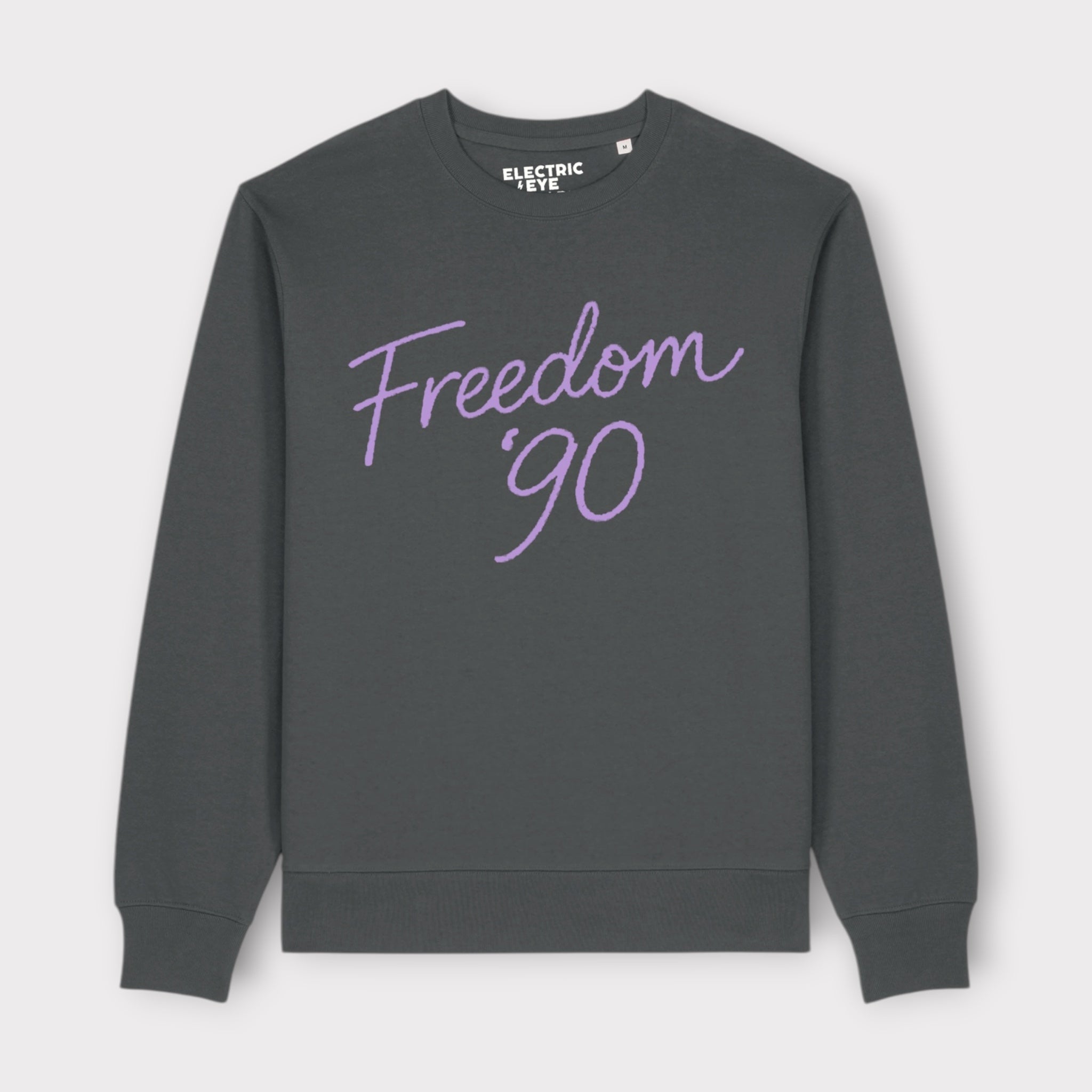 Men's 'Freedom '90' embroidered organic cotton 'Thinker' sweatshirt