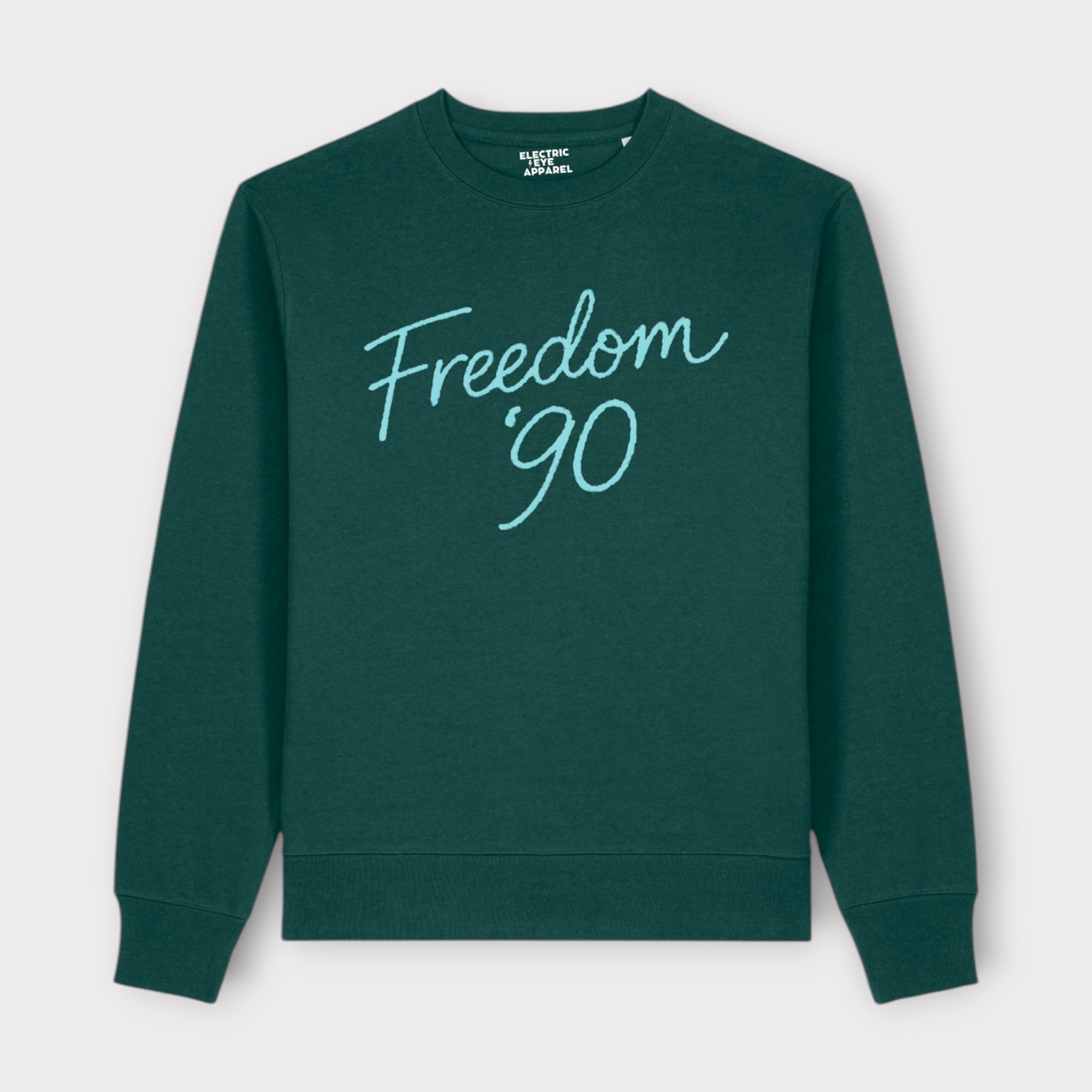 Men's 'Freedom '90' embroidered organic cotton 'Thinker' sweatshirt