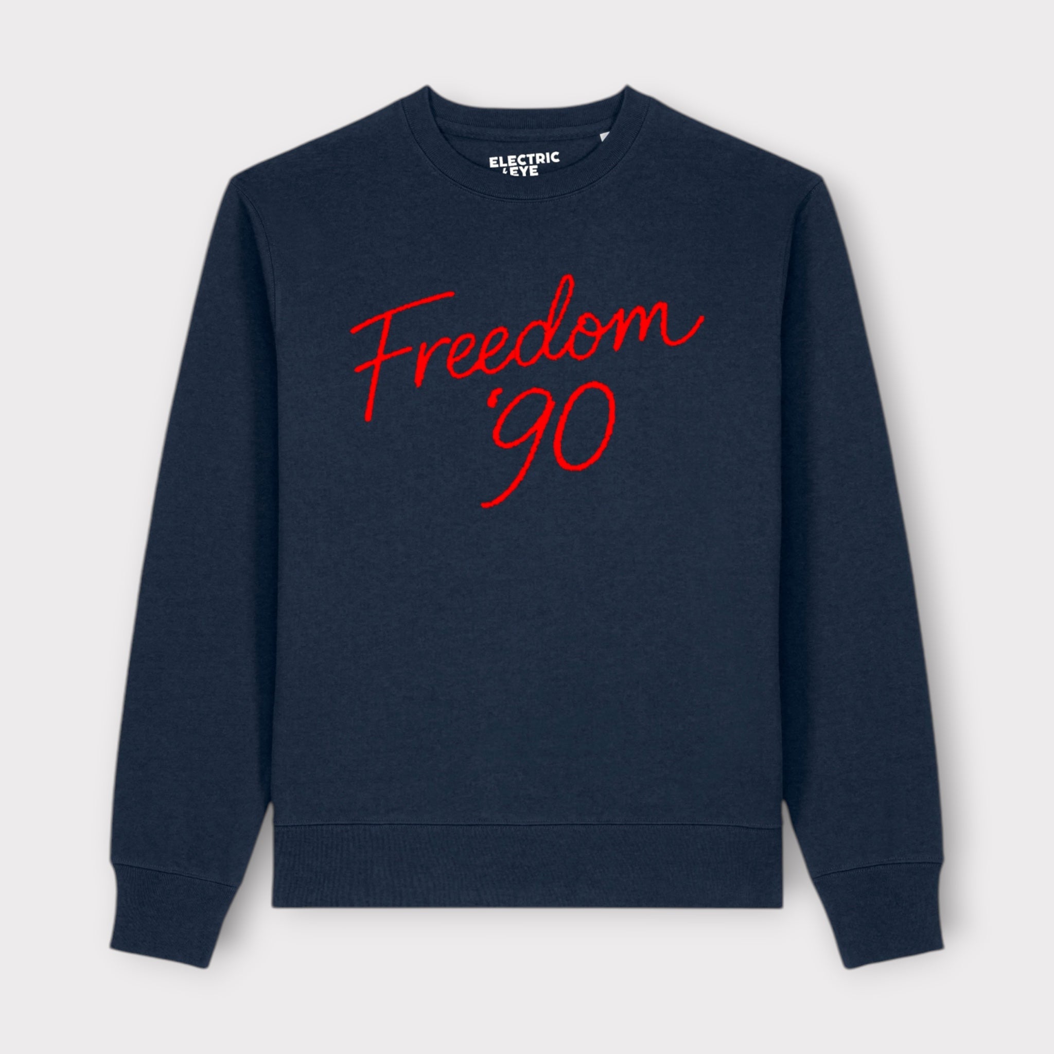 Men's 'Freedom '90' embroidered organic cotton 'Thinker' sweatshirt