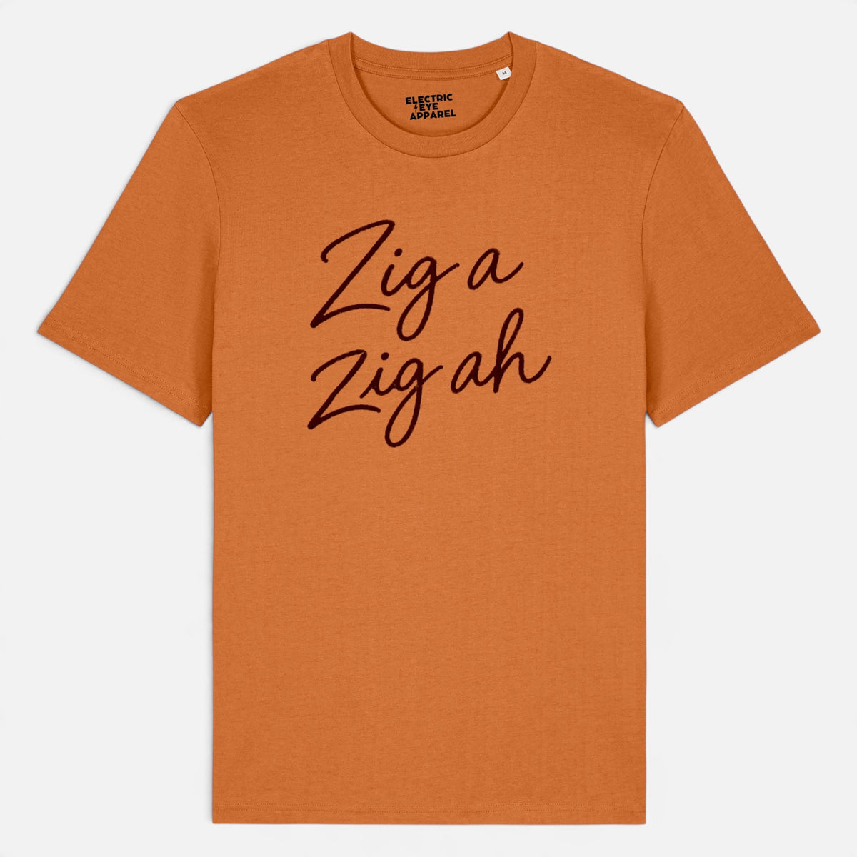 Unisex 'ZIG A ZIG AH' embroidered premium organic cotton 'Creator' t-shirt