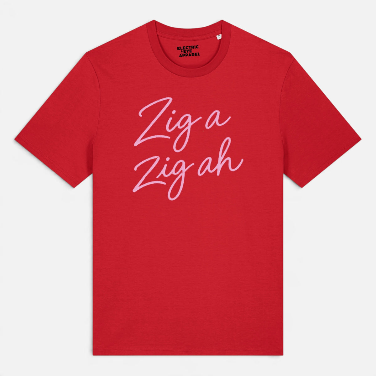 Unisex 'ZIG A ZIG AH' embroidered premium organic cotton 'Creator' t-shirt