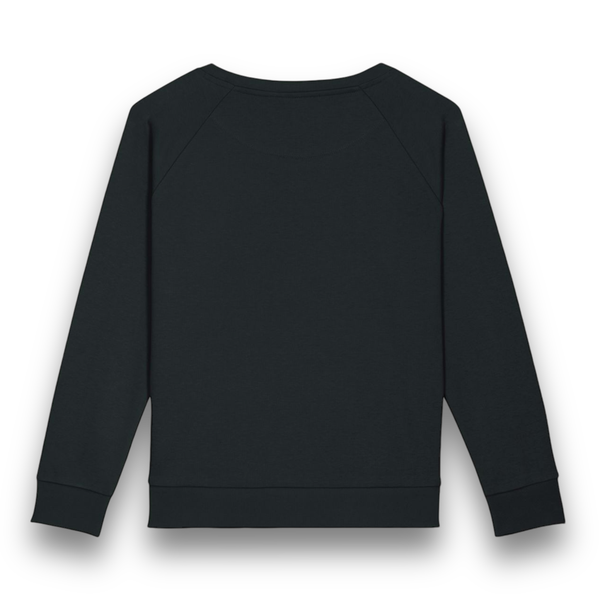 'BLONDIE' embroidered organic relaxed fit women's raglan 'dazzler' sweatshirt - inspired by the iconic sweatshirt worn by Debbie Harry