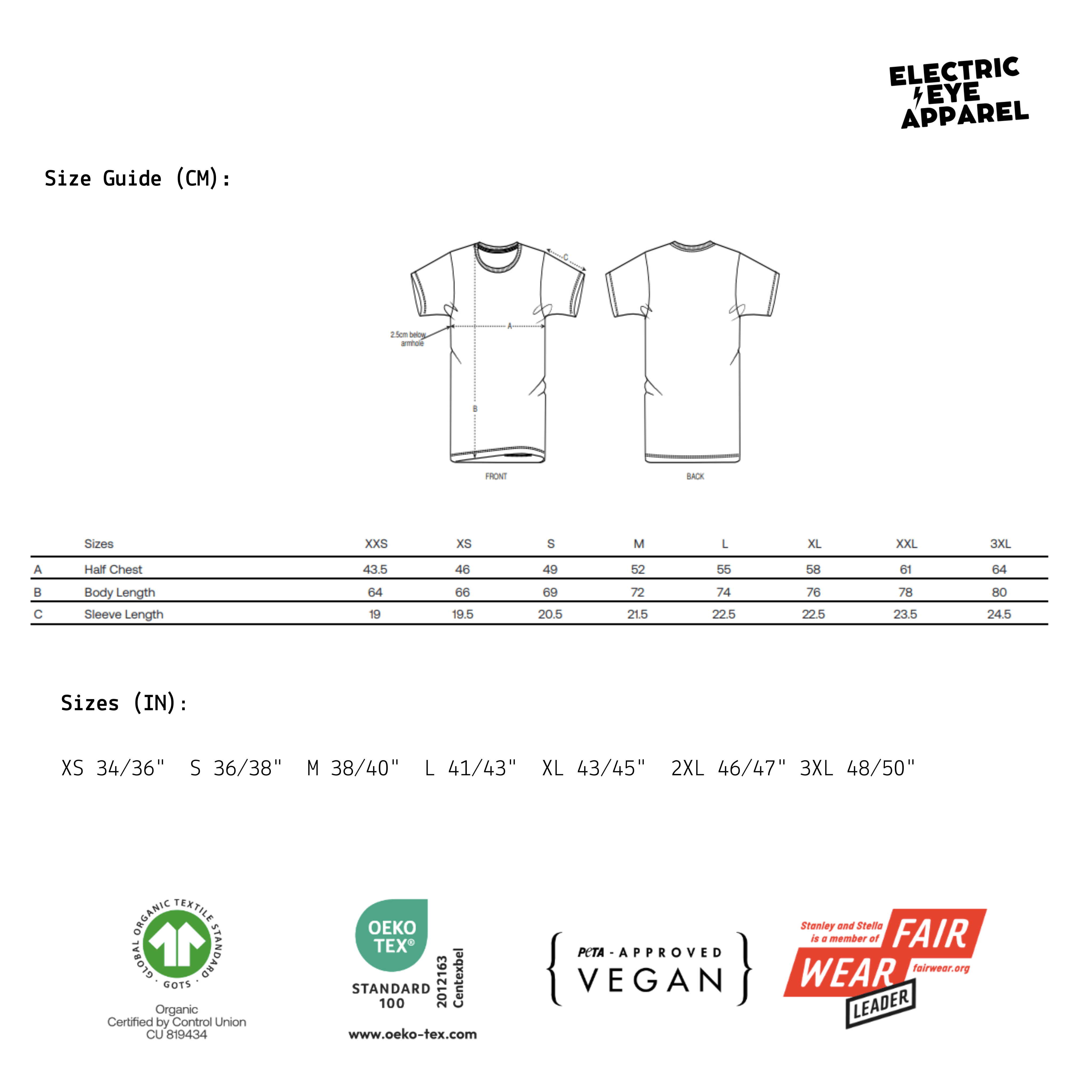 'NEVER TOO MUCH' embroidered premium organic cotton unisex vintage aged t-shirt