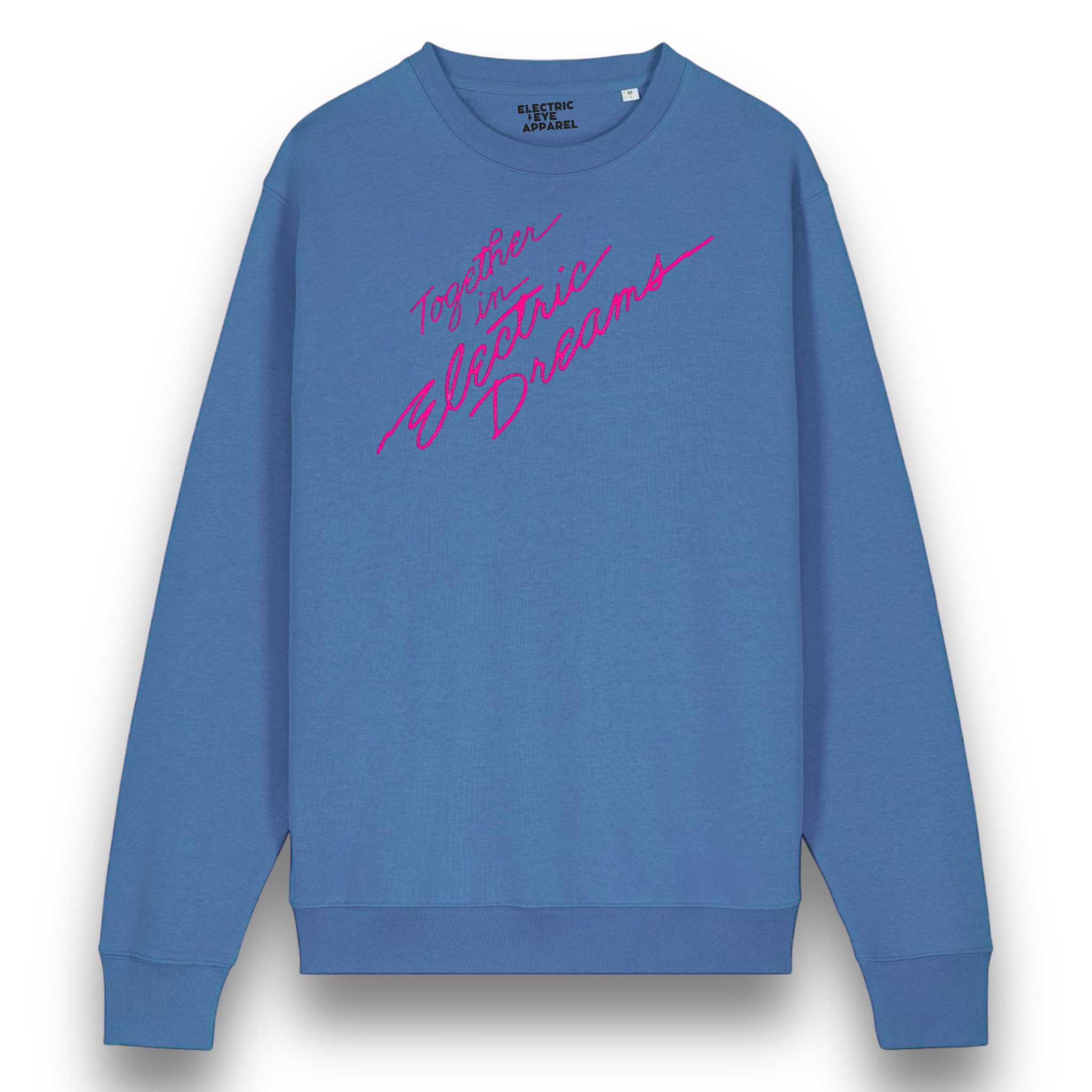 'SEÑOR. SUDADERA UNISEX DE ALGODÓN ORGÁNICO CON BORDADO "BLUE SKY"