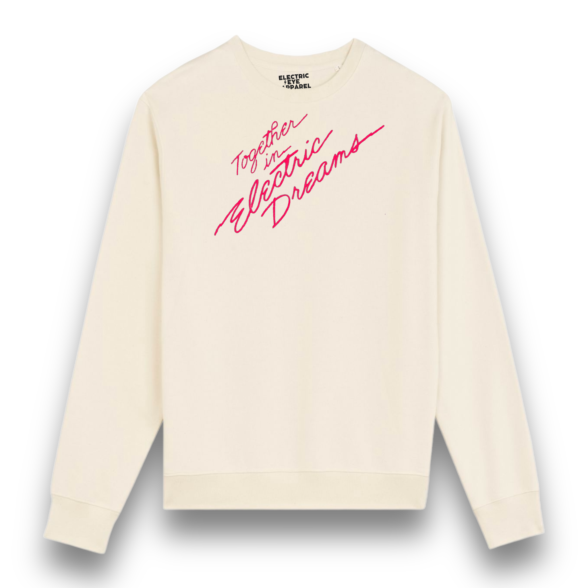'SEÑOR. SUDADERA UNISEX DE ALGODÓN ORGÁNICO CON BORDADO "BLUE SKY"