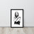 Framed Taylor Hawkins Mono Line Art Sketch Drawing - Premium Giclée Poster Print (white or black frame)