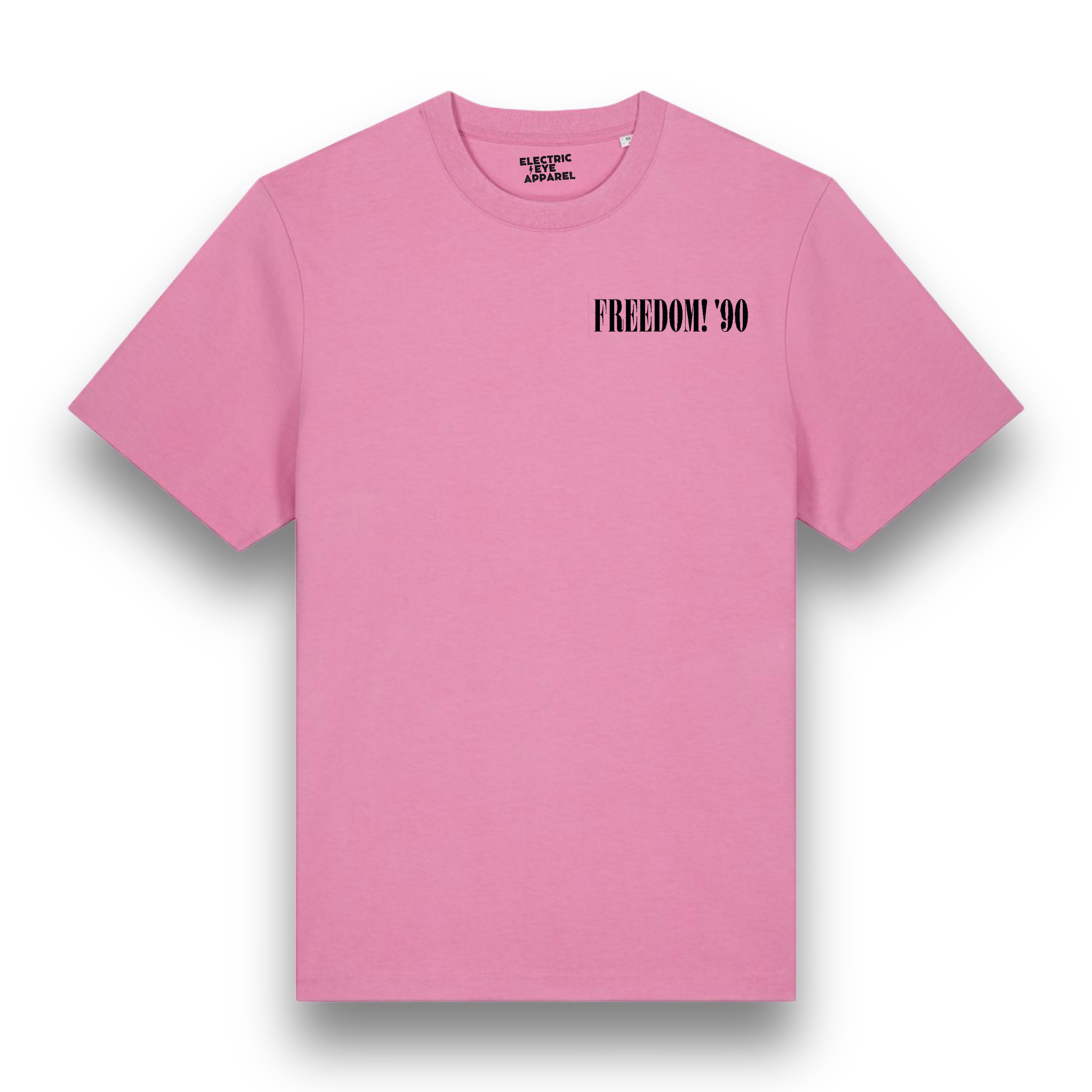 'FREEDOM! '90' left chest embroidered premium organic unisex heavy 'sparker 2.0' t-shirt - inspired by George Michael