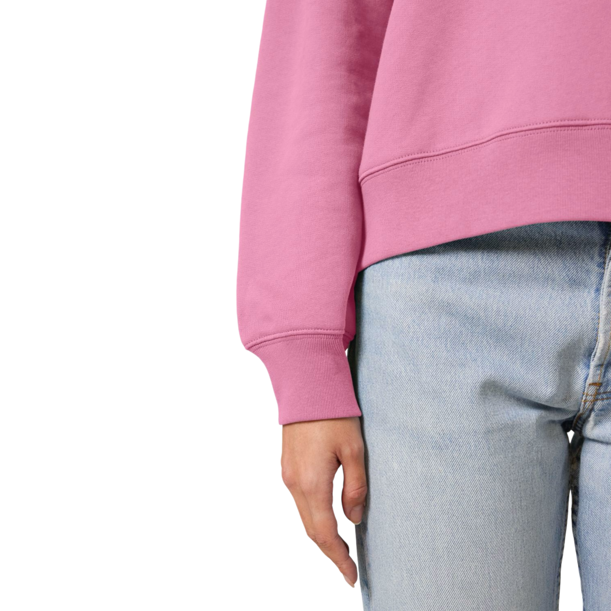 'SEÑOR. SUDADERA UNISEX DE ALGODÓN ORGÁNICO CON BORDADO "BLUE SKY"