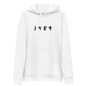 1989 Embroidered Unisex essential organic hoodie