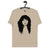 Kate Bush Vintage Style Pop Art Drawing - Premium Printed Unisex soft organic cotton t-shirt - black print