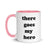 THERE GOES MY HERO Printed Mug with inside colour options