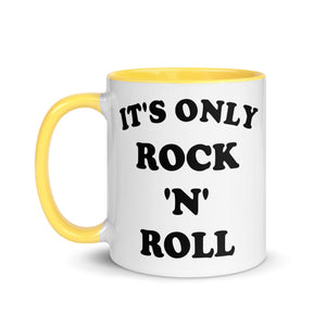 IT'S ONLY ROCK 'N' ROLL (BUT I LIKE IT) Printed Mug with optional inside colour