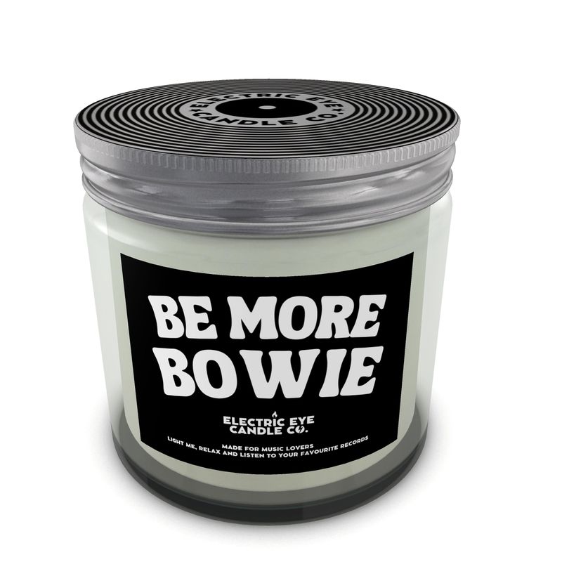 'BE MORE BOWIE' Natural Soy Wax Candle Set in Jar (available in 250ml & 120ml)