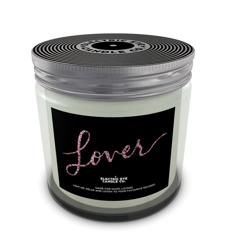 'Lover' Taylor Lyric Inspired Natural Soy Wax Candle Set in Jar (2 Sizes)