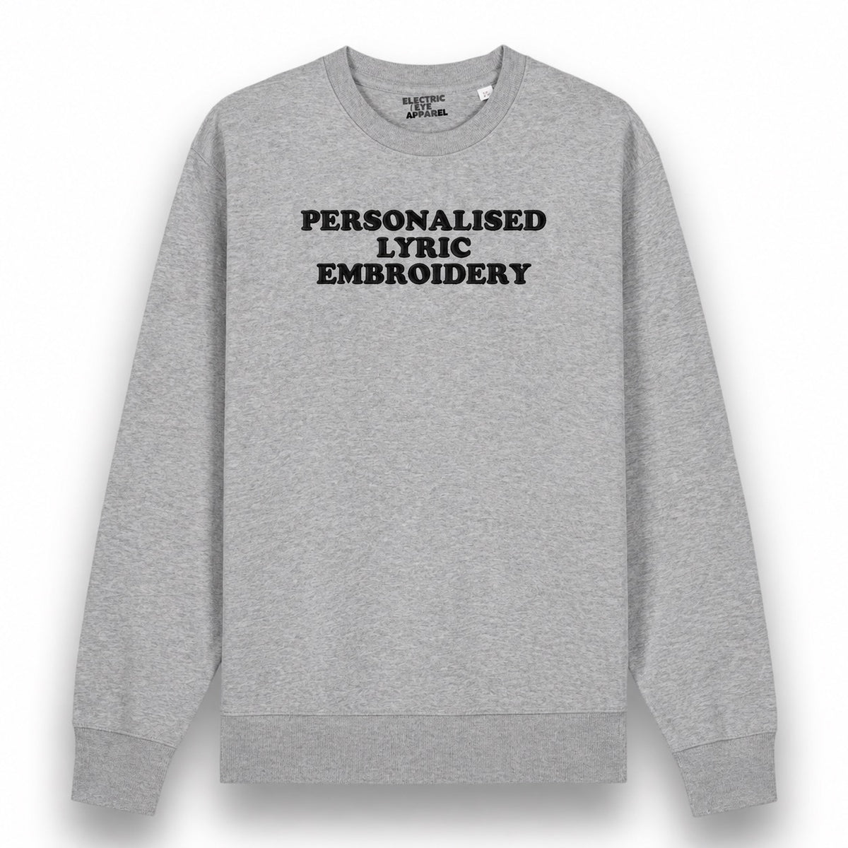 'SEÑOR. SUDADERA UNISEX DE ALGODÓN ORGÁNICO CON BORDADO "BLUE SKY" 