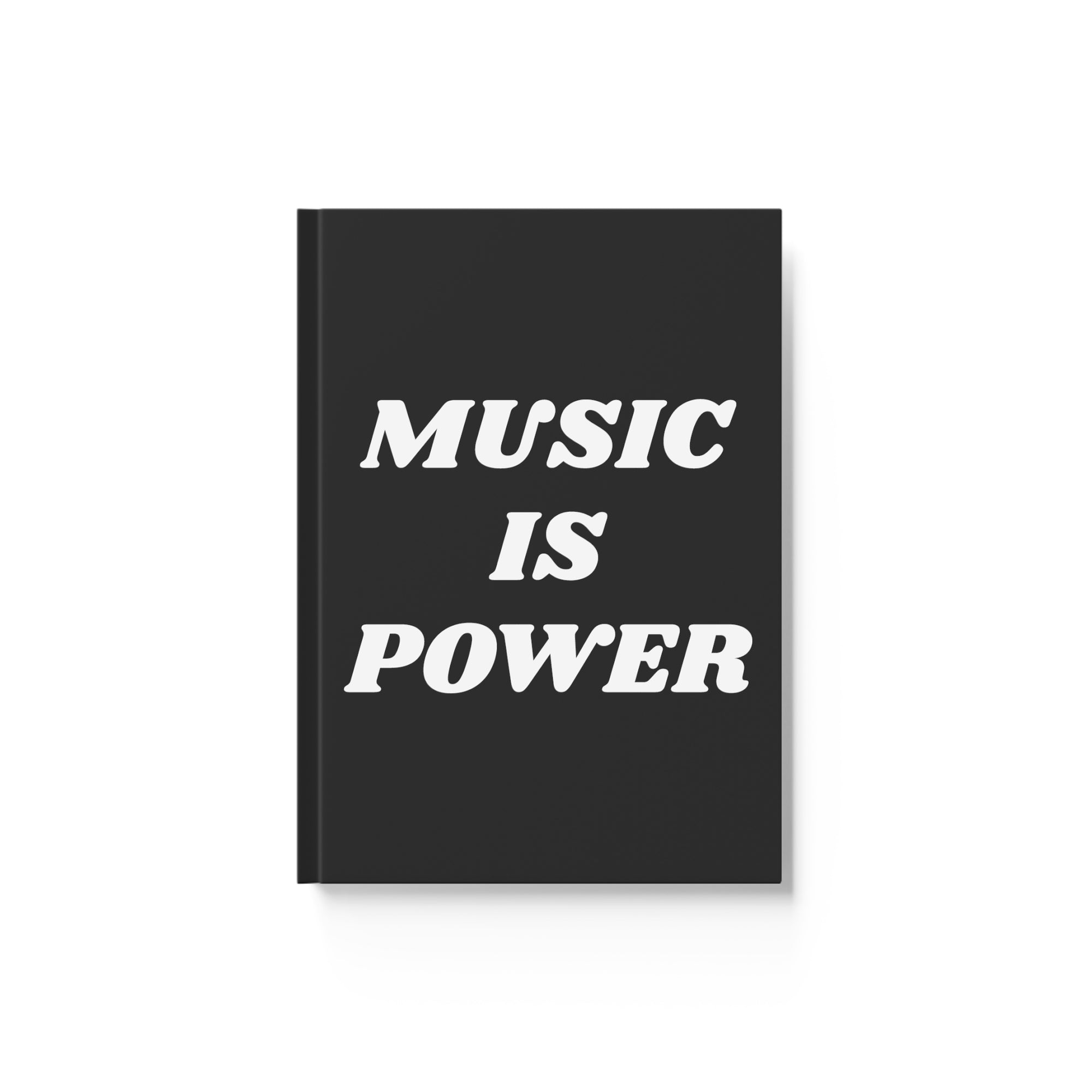 MUSIC IS POWER Hard Backed Journal