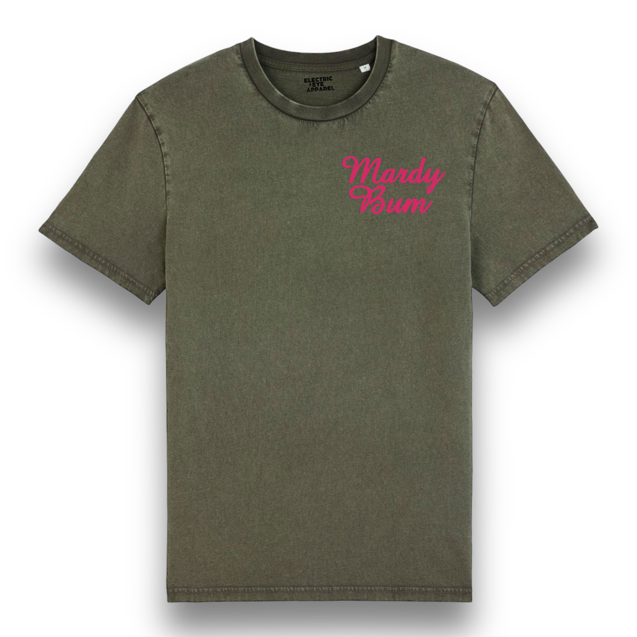 'MARDY BUM' left chest embroidered premium organic vintage aged unisex 'creator' t-shirt - inspired by Arctic Monkeys