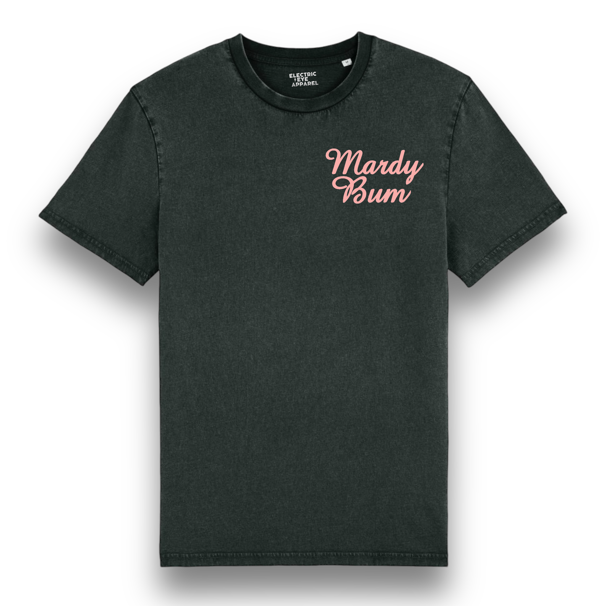 'MARDY BUM' left chest embroidered premium organic vintage aged unisex 'creator' t-shirt - inspired by Arctic Monkeys