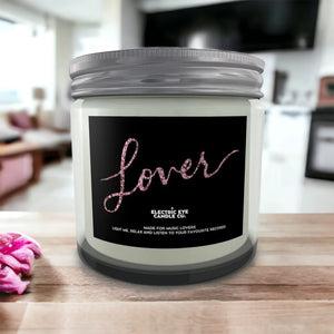 'Lover' Taylor Lyric Inspired Natural Soy Wax Candle Set in Jar (2 Sizes)