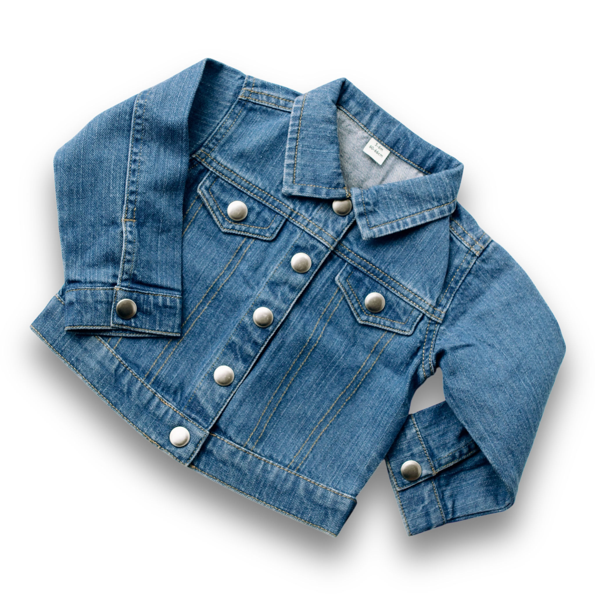 'ROCK 'N' ROLL STAR' embroidered 100% organic cotton 'Baby Rocks' denim jacket - inspired by Oasis