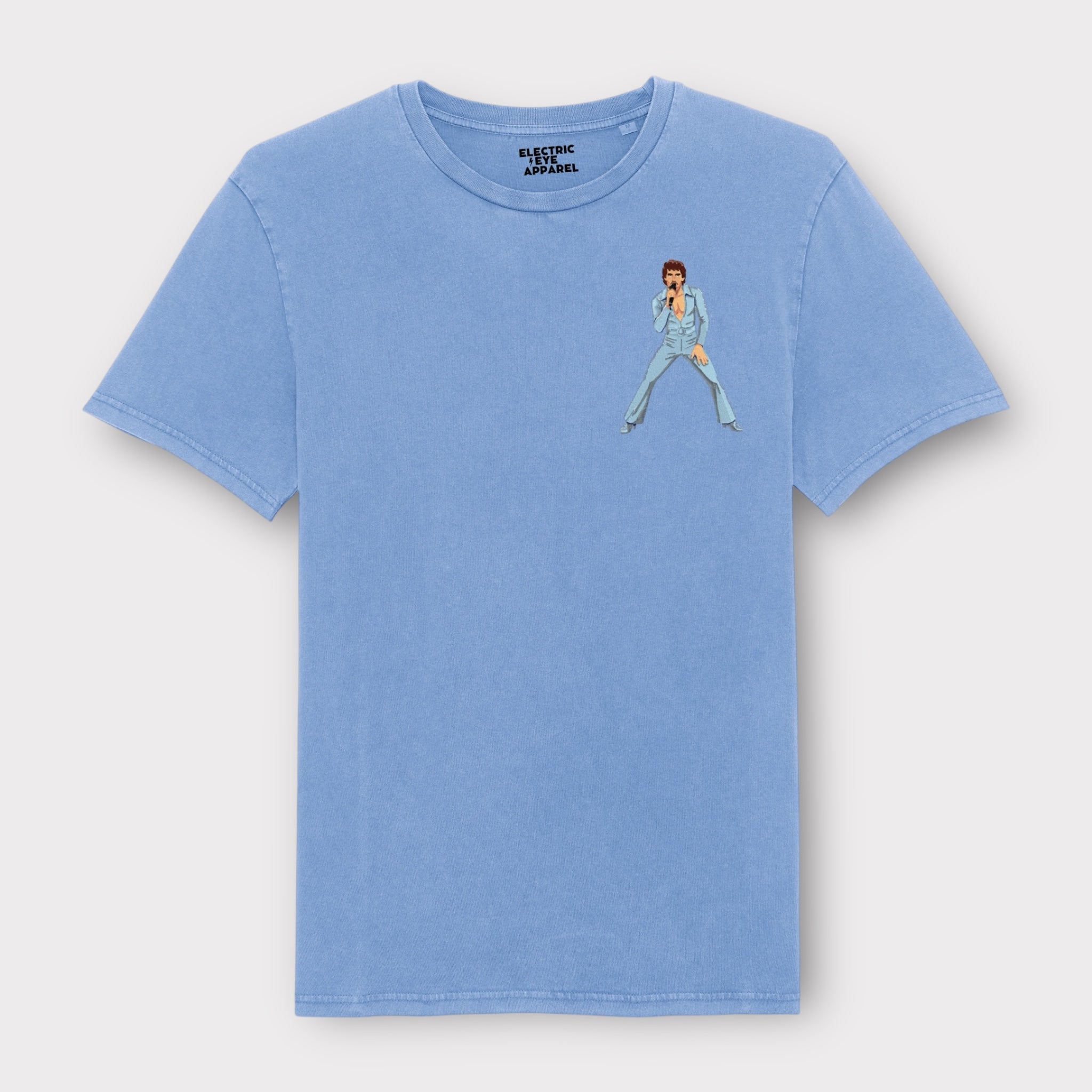 BENSON BOONE GLITTER left chest embroidered premium organic unisex vintage aged t-shirt