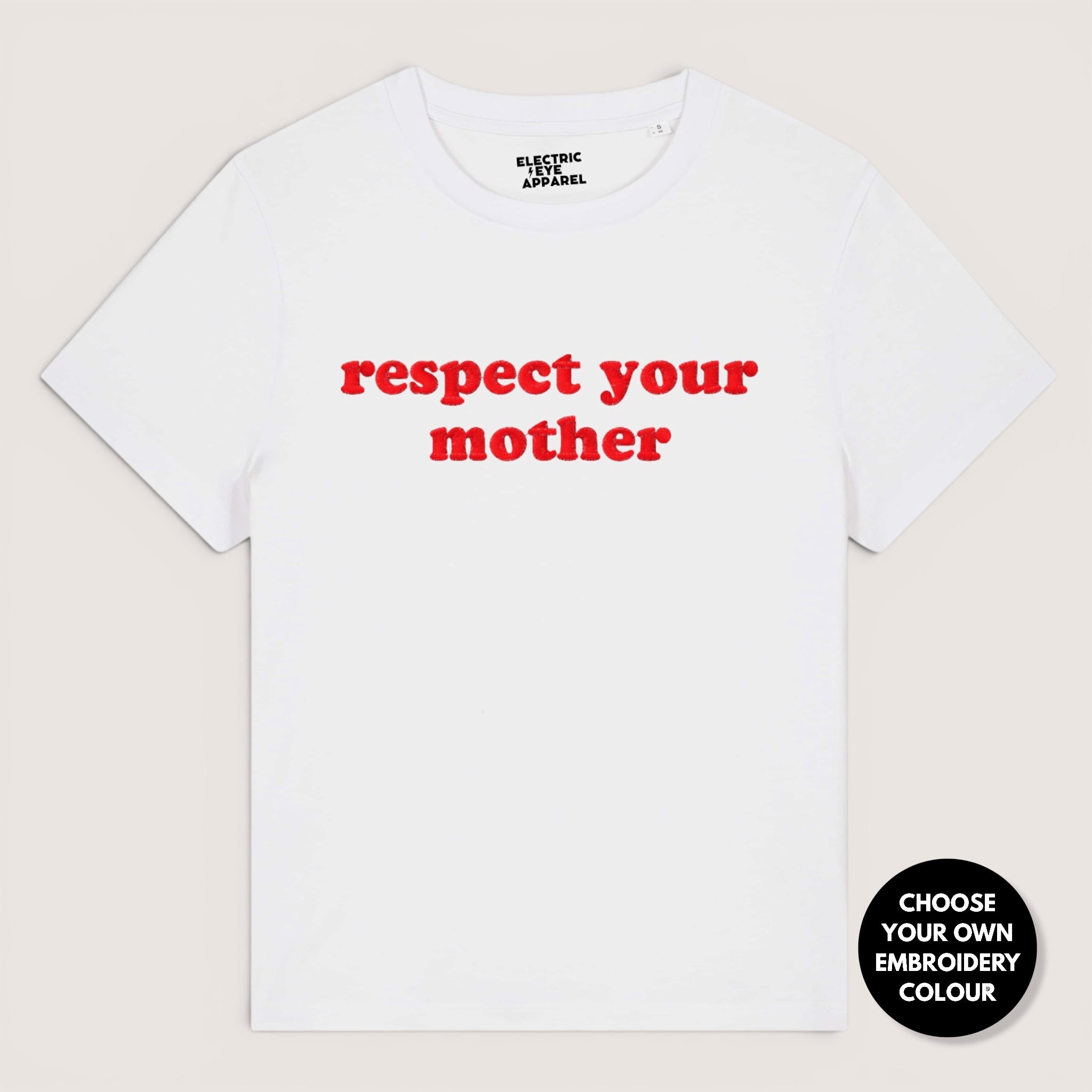 'RESPECT YOUR MOTHER' cooper style premium organic women's classic fit 'Muser' t-shirt - sizes XS-5XL