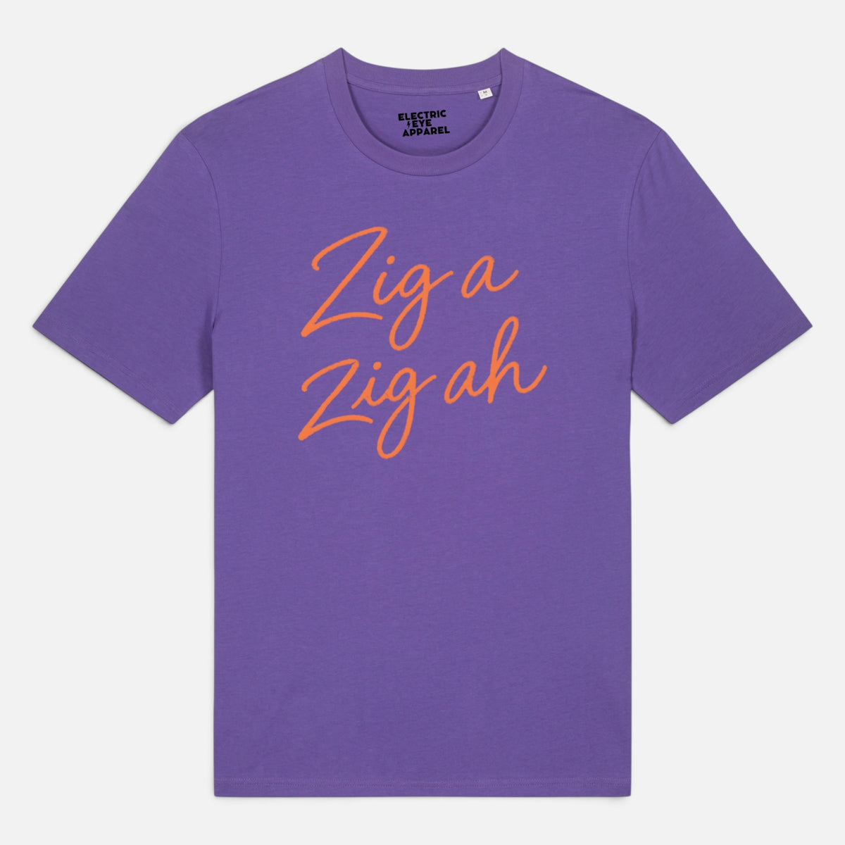 Unisex 'ZIG A ZIG AH' embroidered premium organic cotton 'Creator' t-shirt