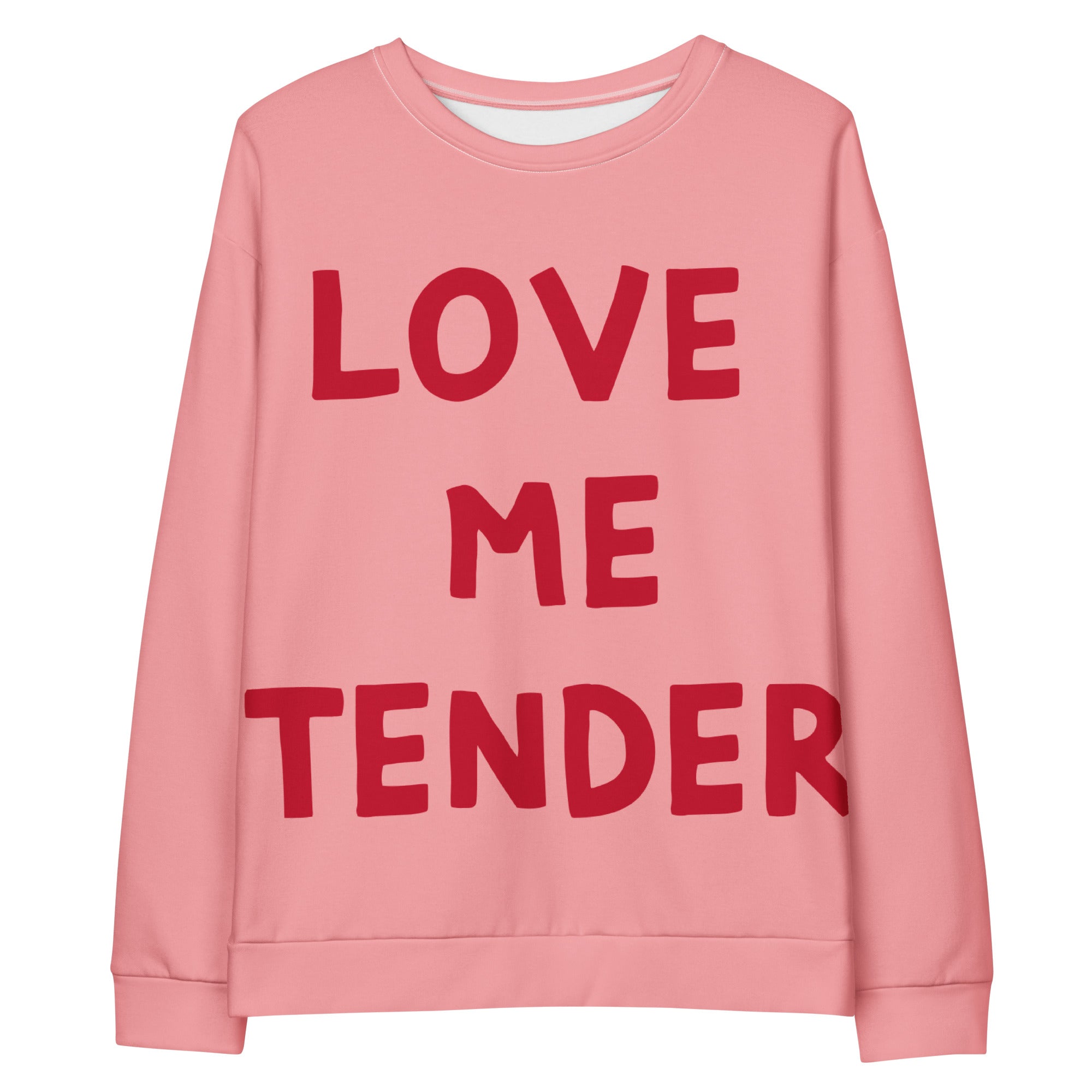 Love Me Tender Maxi Typography Premium Printed Unisex Sweatshirt - inspired by Elvis
