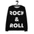 Rock & Roll Maxi Typography Printed Unisex Sweatshirt