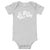 GO YOUR OWN WAY Printed Baby Short Sleeve One Piece Baby-grow