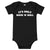 IT'S ONLY ROCK 'N' ROLL Printed Baby Short Sleeve One Piece Baby-grow