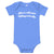 THERE'S A STARMAN WAITING IN THE SKY Printed Baby Short Sleeve One Piece Baby-grow
