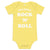 IT'S ONLY ROCK 'N' ROLL (BUT I LIKE IT) Front & Back Printed Baby Short Sleeve One Piece Baby-grow
