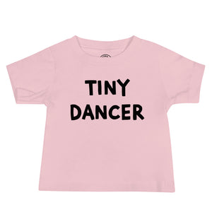 TINY DANCER Printed Baby Jersey Short Sleeve Tee