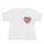 All You Need Is Love Heart Badge Embroidered Organic Baby Jersey Short Sleeve Tee