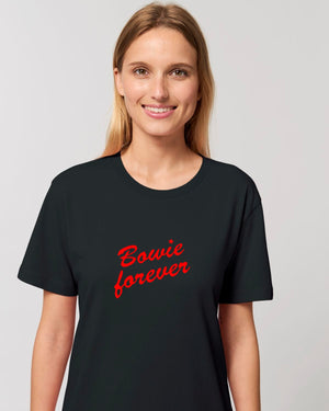 样品销售“BOWIE FOREVER”（星星细节）女式有机棉刺绣 T 恤连衣裙（小码） 