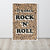 Framed 'It's Only Rock 'n' Roll' Premium Printed Lyric Typography Poster - Leopard
