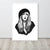 Framed Stevie Nicks Mono Line Art Sketch Drawing - Premium Giclée Poster Print (white or black frame)