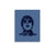 90s Liam Gallagher Wonderwall Mono Line Art Sketch Drawing - Premium Giclée Poster Print - Midnight Blue