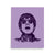 90s Liam Gallagher Wonderwall Mono Line Art Sketch Drawing - Premium Giclée Poster Print - Lavender / Deep Purple