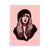 Stevie Nicks Pop Art Sketch Drawing - Premium Giclée Poster Print - Pink / deep red