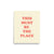 'This Must Be The Place' Premium Print Poster - Vintage White / Rose
