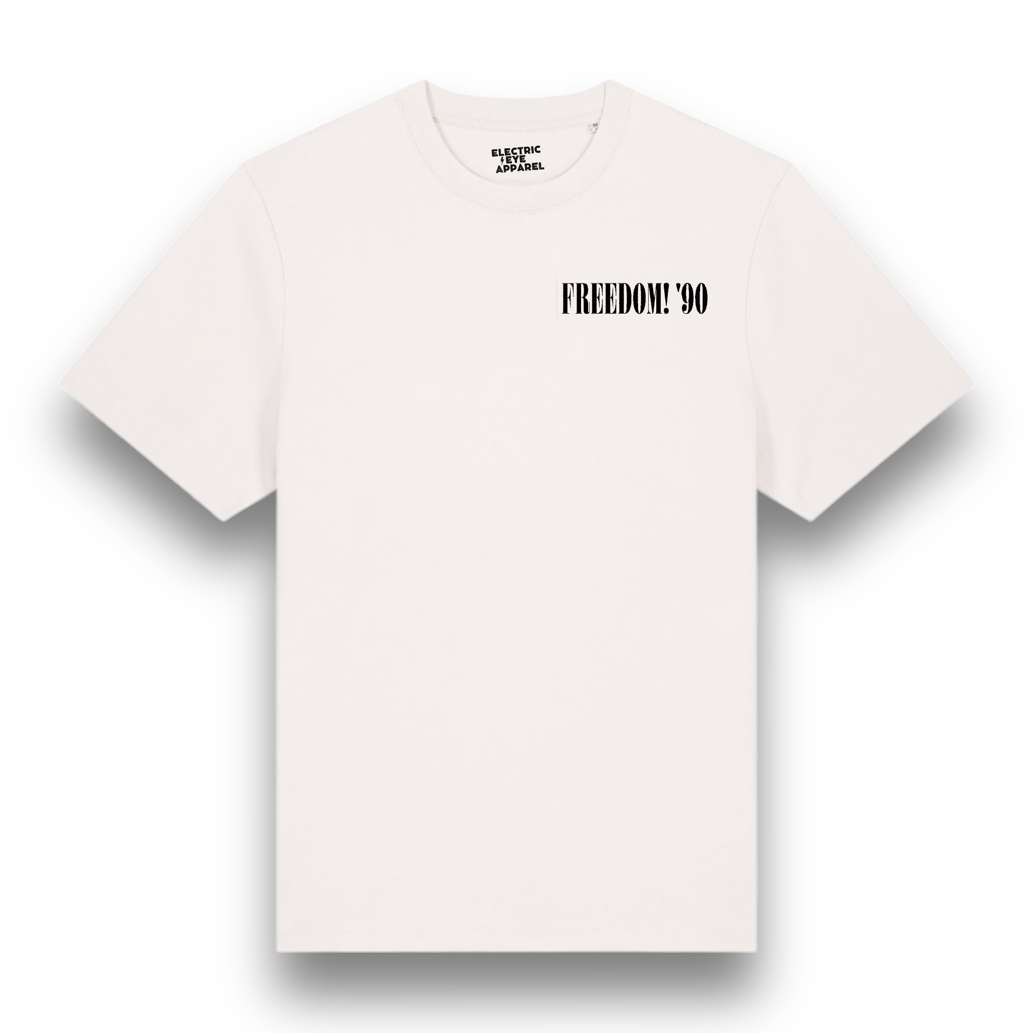 'FREEDOM! '90' left chest embroidered premium organic unisex heavy 'sparker 2.0' t-shirt - inspired by George Michael