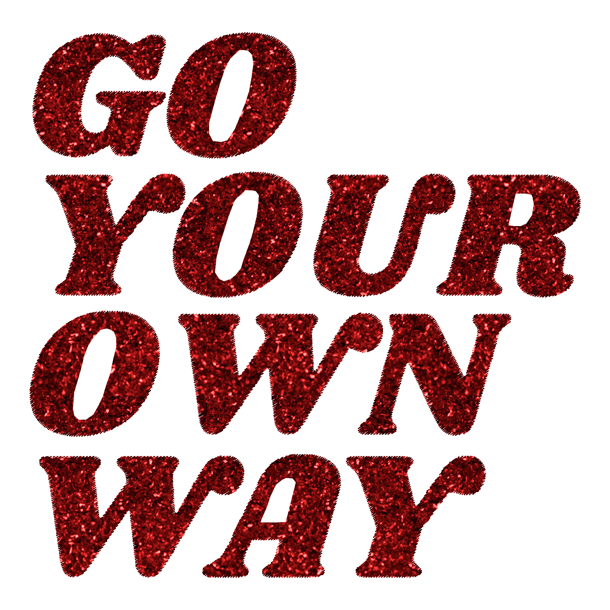 Limited Edition 'GO YOUR OWN WAY' glitter embroidered organic unisex vintage style 'matcher' sweatshirt - inspired by Fleetwood Mac / Stevie Nicks